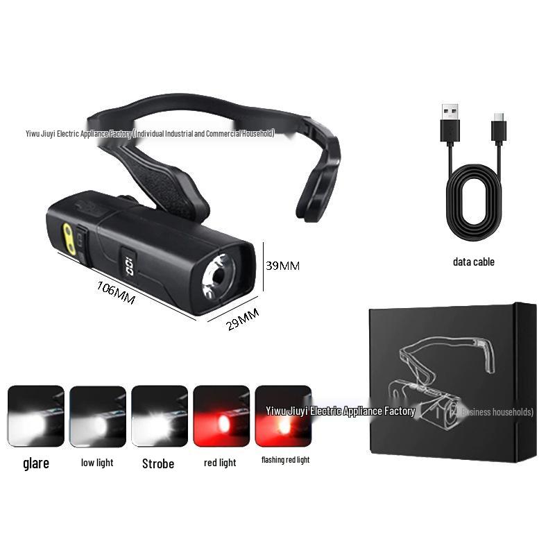 Lightweight Dual-Light Ear-Hook Headlamp - Outdoor Detachable Induction