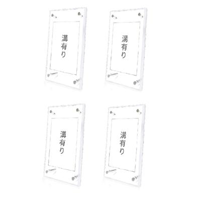 EOMMOE Card Display Case Acrylic Screw Down with Loader Stand Trading Card Case Acrylic Card Case Card Stand Display Frame Acrylic Frame Pokeka