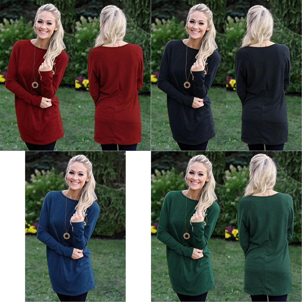 Premium Quality Women Solid Knitted Sweater Dress With Cozy O Neck Design For Autumn And Winter