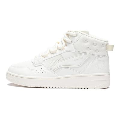 Li Ning Mountain Original Ψηλά Αθλητικά Παπούτσια Σκέιτμπορντ Γυναικεία Αθλητικά Παπούτσια Εκρού AGCS242-4