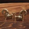 Bronze Horse Desktop Decoration Living Room Tea Table Sculpture Metal Craft Home Decorations Chinese Zodiac Horse Statue