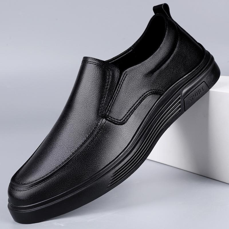 

Модные мужские деловые туфли из натуральной кожи, черные дизайнерские туфли для офиса, элегантные мужские туфли, классические мокасины Sapato 44