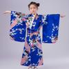 Girls' Printed Yukata Sleepwear Japanese Traditional Kimono for Children's Cosplay Performance