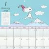 Sanrio Wandkalender horizontal 2025 Snoopy Wandbehang 452939