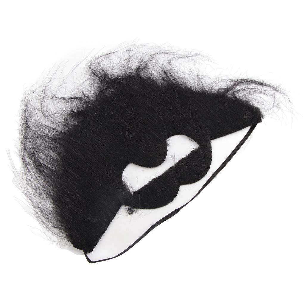 Men Fake Beards Black Funny Long Mustaches Beard Costume for Party Christmas Halloween