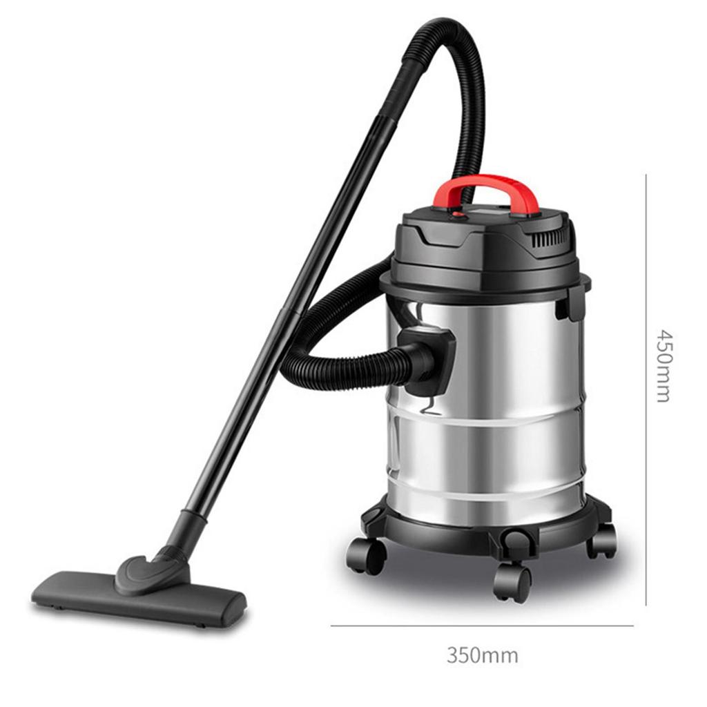 5 Gallon Steel Stainless Wet and Dry Canister Industrial Vacuum Cleaner With Hepa Filter For Workshop Garage