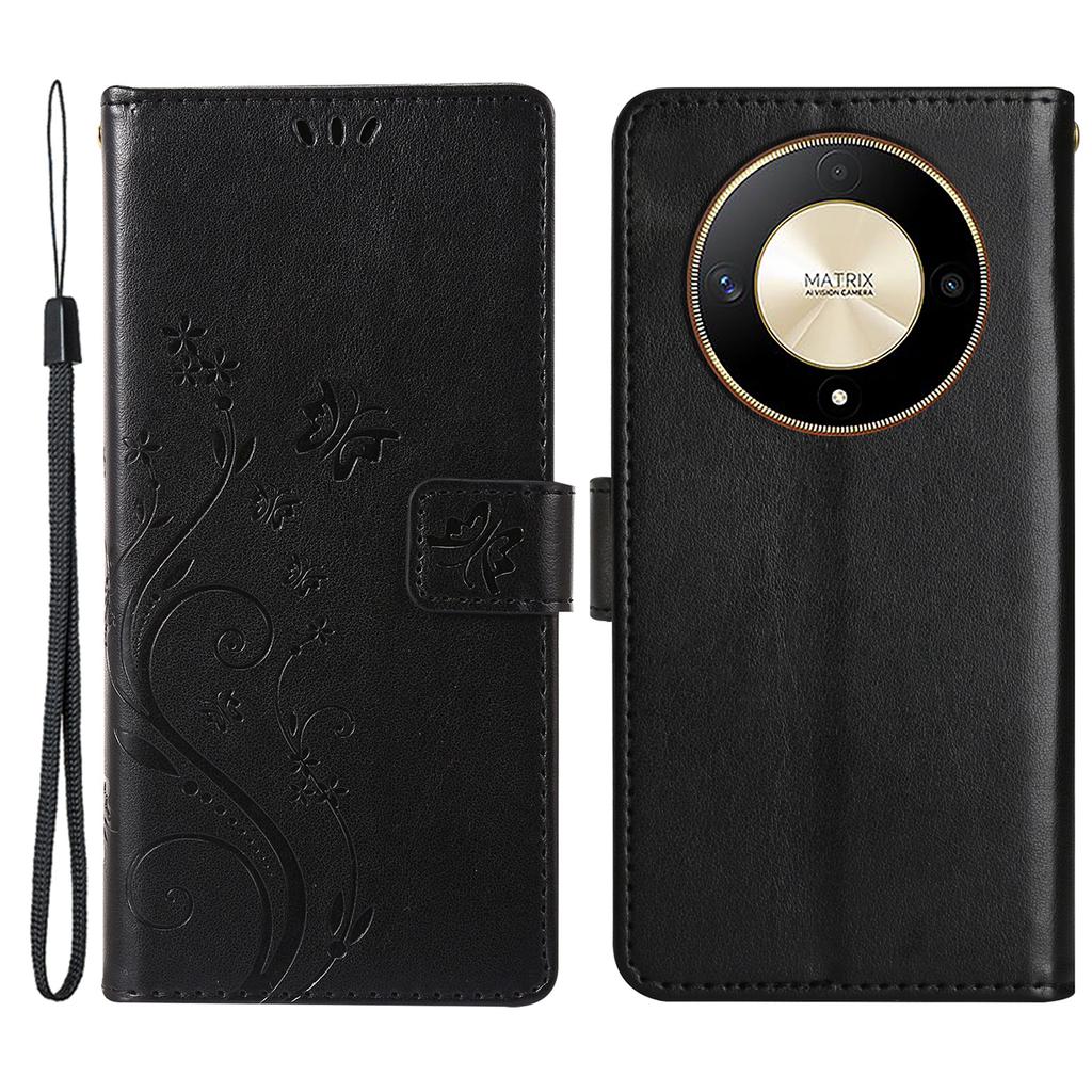 For Honor Magic6 Lite 5G/X50 5G/X9b 5G Wallet Case Butterfly Leather Flip Phone Cover