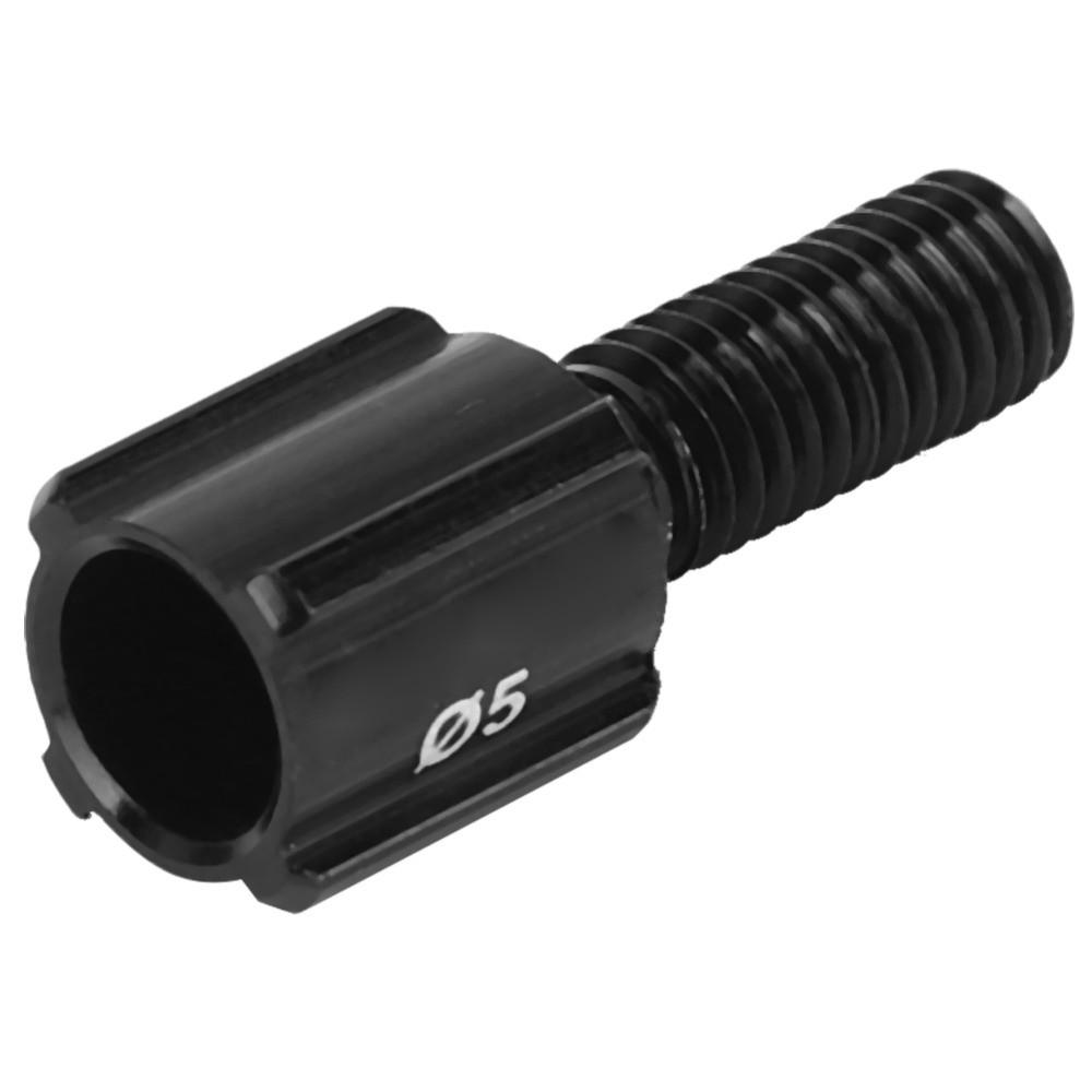 10pcs Black Brake Cable Screw Aluminium Alloy Thumb Shifter Adjuster Screw  Cycles Accessories