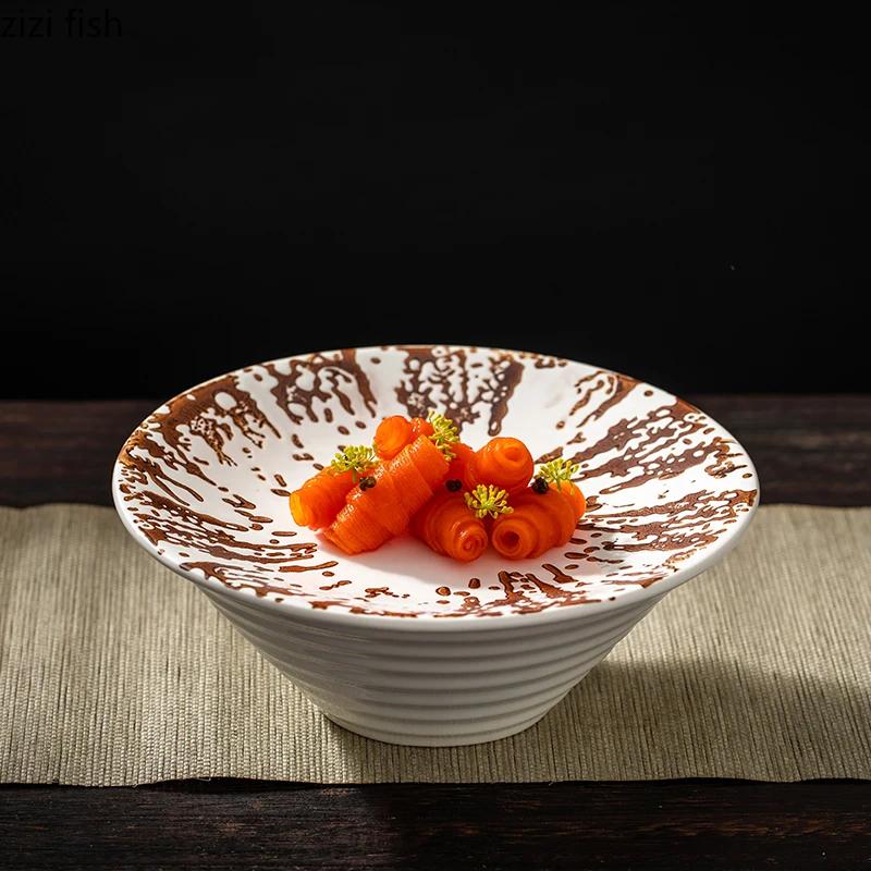 Thickened Ceramic Dining Plate Sushi Plate Dessert Plates Sting Disc Western Steak Plates Dim Sum Dish Fruit Dish Salad Bowl