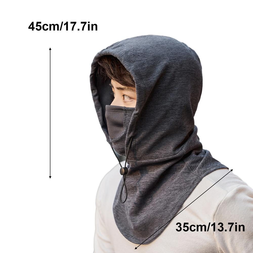 Sun Protection Face Cover Breathable UV Protection Hood Windproof Anti-UV Hood Cycling Face Covering Adjustable For Hiking