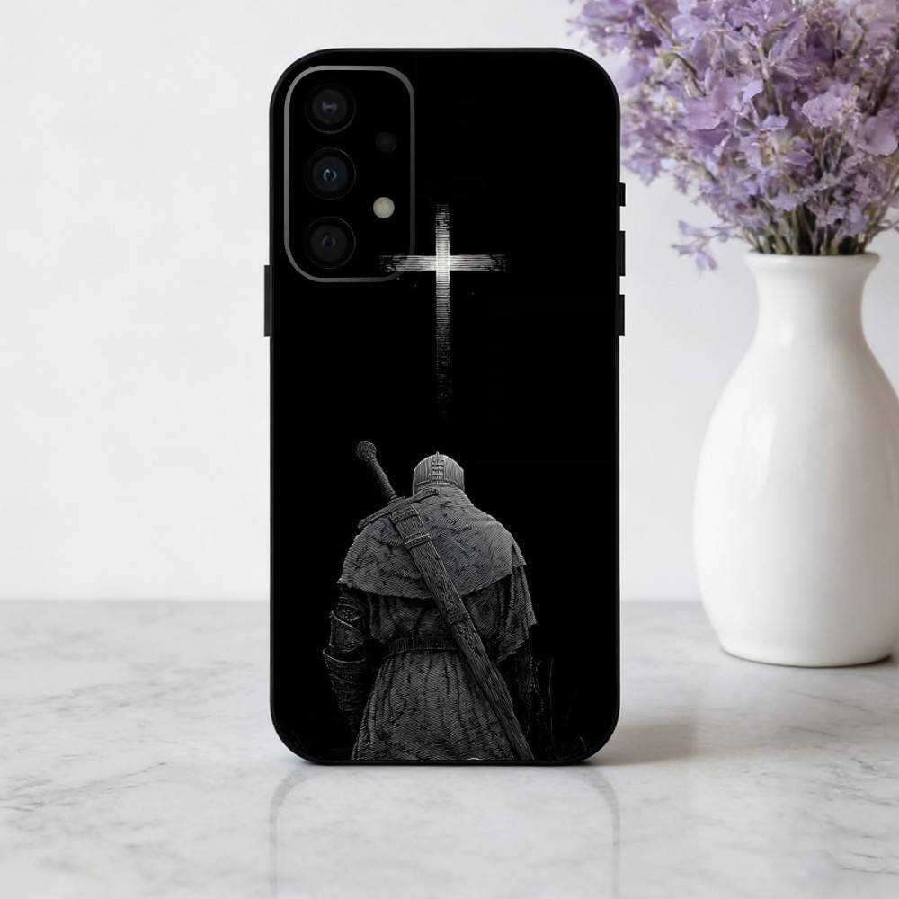 C-Crusaders-S T-Templar-R K-Knight Phone Case For Samsung Galaxy A73,A72,A71,A70,A53,A52,A51,Soft Silicone Black Cover