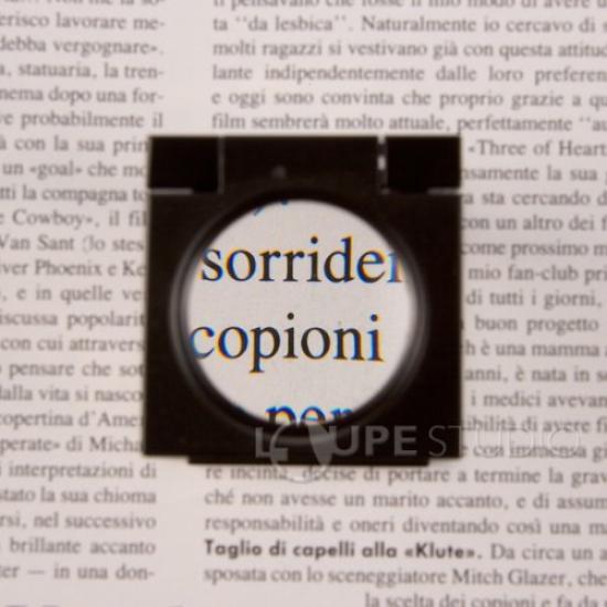 Ikeda Lens Linen Tester, Double Lens, 6x Magnification, 7552