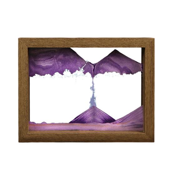 1 sada Creative Exquisite Lehká malba rychlopískem 3D pohyblivý písek Ornament přesýpacích hodin Domácí dekorace