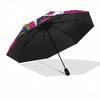 Colorful Mandala Patterned Fabric Squares for Quilting and Sewing ProjectsUmbrella, Portable 3-Fold Umbrella for Men & Women,Christmas Gift ES156