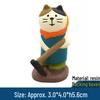 Spring Farm Garden Miniature Cute Cat & Frog Resin Ornaments