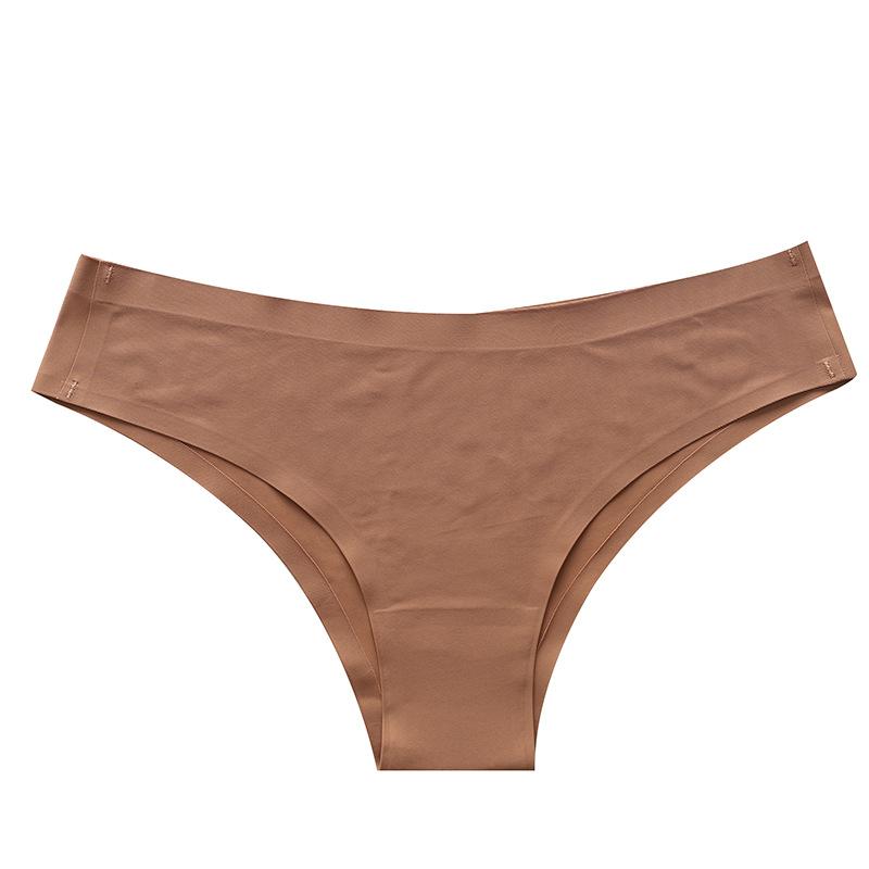 Dámské Letní Sexy Ledové Hedvábí Jednodílné Nude Pohodlný Pocit Bez Stop Prodyšné Pas G-string Spodní Prádlo