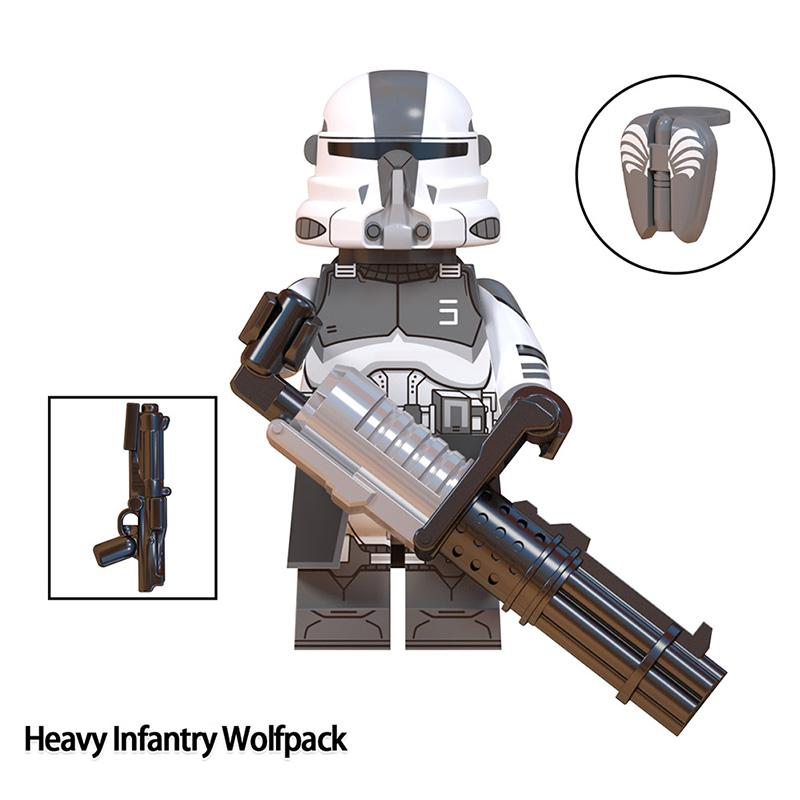 Star Wars Clone Wars Byggeklosser Wolfpack Wolfe Samlede Leker Puslespill