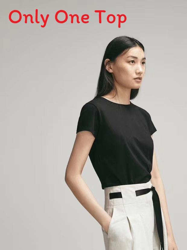 Cotton Short Sleeve T Shirt For Women Summer Casual Slim Fit Comfort Top