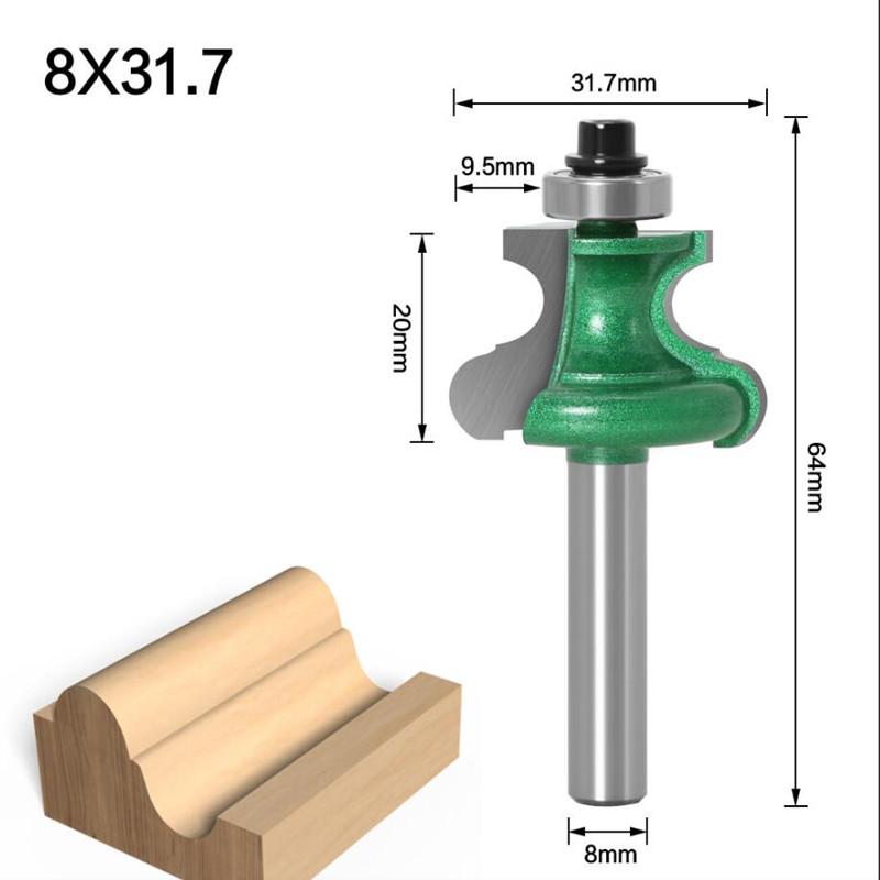 8mm Shank Bead Molding Frez do frezowania i frezowania Linia do obróbki drewna Czop Frez do narzędzia do drewna
