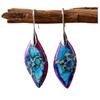 Bohemian Emperor Stone Leaf Pendant Earrings Popular Jewelry