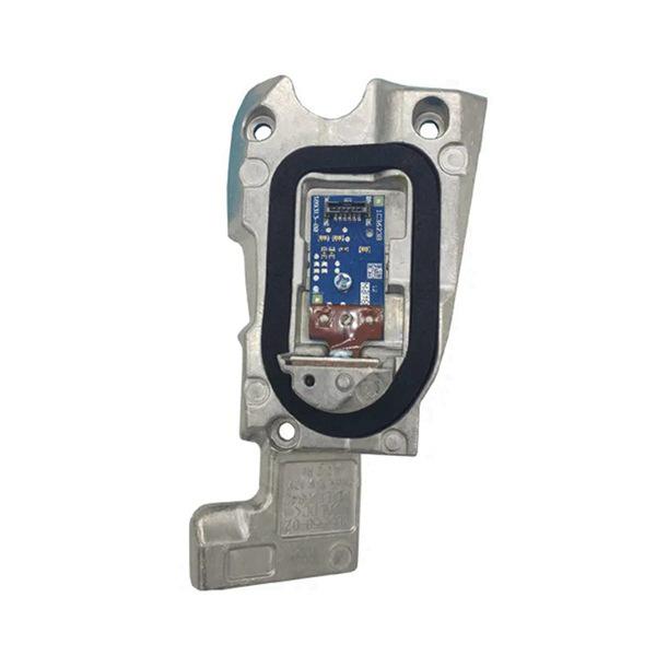 Silver Metal Headlight Light Source Module for BMW Left-Hand Drive, with Cornering Light, 1 Piece.