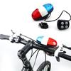 1 sztuk dzwonek rowerowy 6 LED 4 Tone klakson rowerowy wezwanie rowerowe LED motocykl światło policyjne elektroniczna głośna syrena akcesoria dla dzieci rower skuter