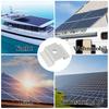 20/50 Stück Solarmodul Mittelklemmen Halterung Breite Photovoltaik-Montagehalterung Verstellbare Solarmodul-Montagehalterung Klemme