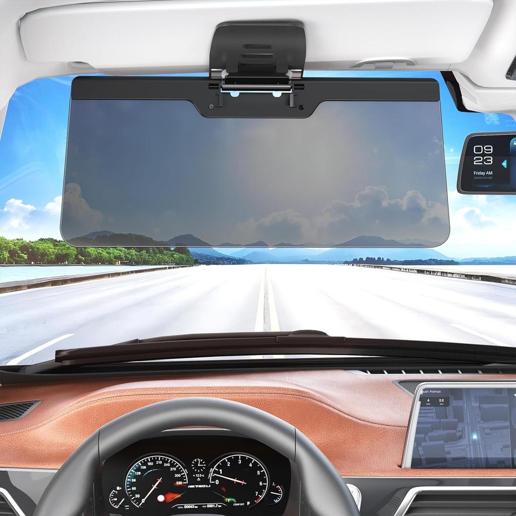 Sun Visor Extender For Car, 2025 New Adjustable Car Visor Extender Sun Blocker, Anti-Glare, Protect UV Ray, Easy To Tall, Safe Driving Accessories