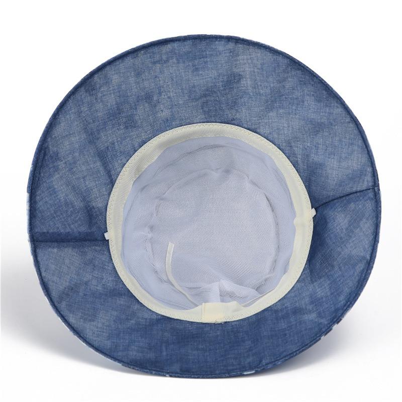 Hat ladies spring and summer sunshade basin hat new thin breathable mesh sunscreen bucket hat