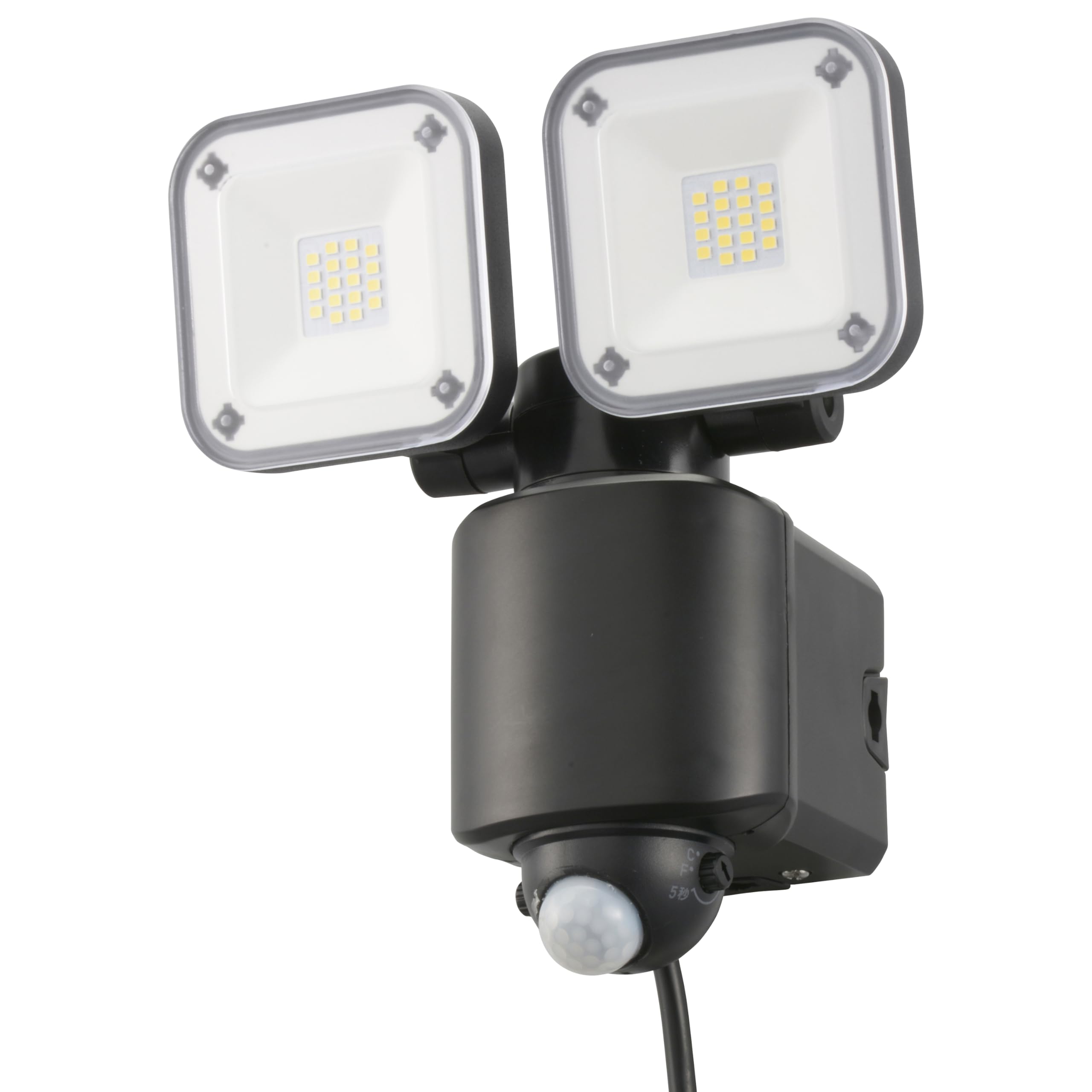 

OHM Electric monban Датчик світла, Датчик руху, Вуличний, IPX4, Безпека, Тип розетки з двома лампами, 3200 люмен, LS-A320W2 (Код продукту: 07-8809)