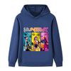 B1236 Kids Boys Girls Kpop Rumi Zoey Mira Print Long Sleeves Hoodie