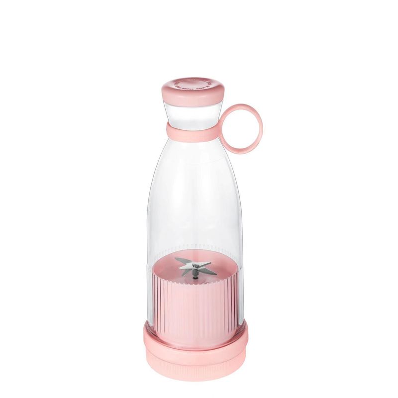 

Portable Juicer Cup 2025 New Arrival Small Portable Automatic Fruit Juicer Good-looking Weight Loss Juice Cup Portable juicing Cup [pink Basics-usb charging]]