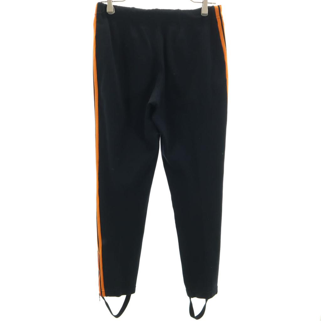 Adidas 70s Vintage Tags da Alemanha Ocidental Calças de treino 3 preto Malha Descente Masculino Usado