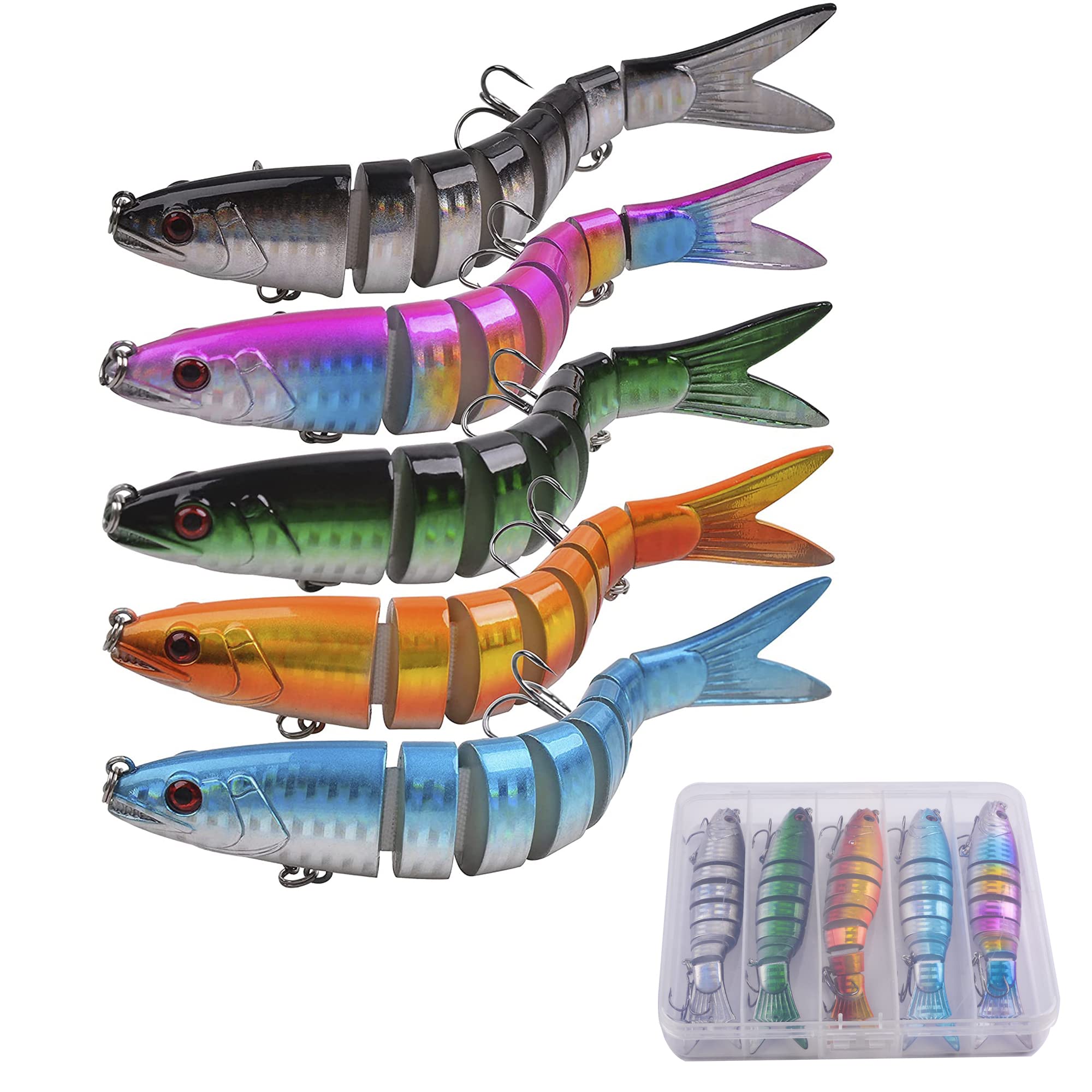 

Набор воблеров Bass Bass шарнирных медленно тонущих для дальнего заброса 5 шт. B Воблер, Приманка, Воблер, Форель, Морская рыбалка, Кастинг, Все диапазоны, Включено, Цвета, 5 штук