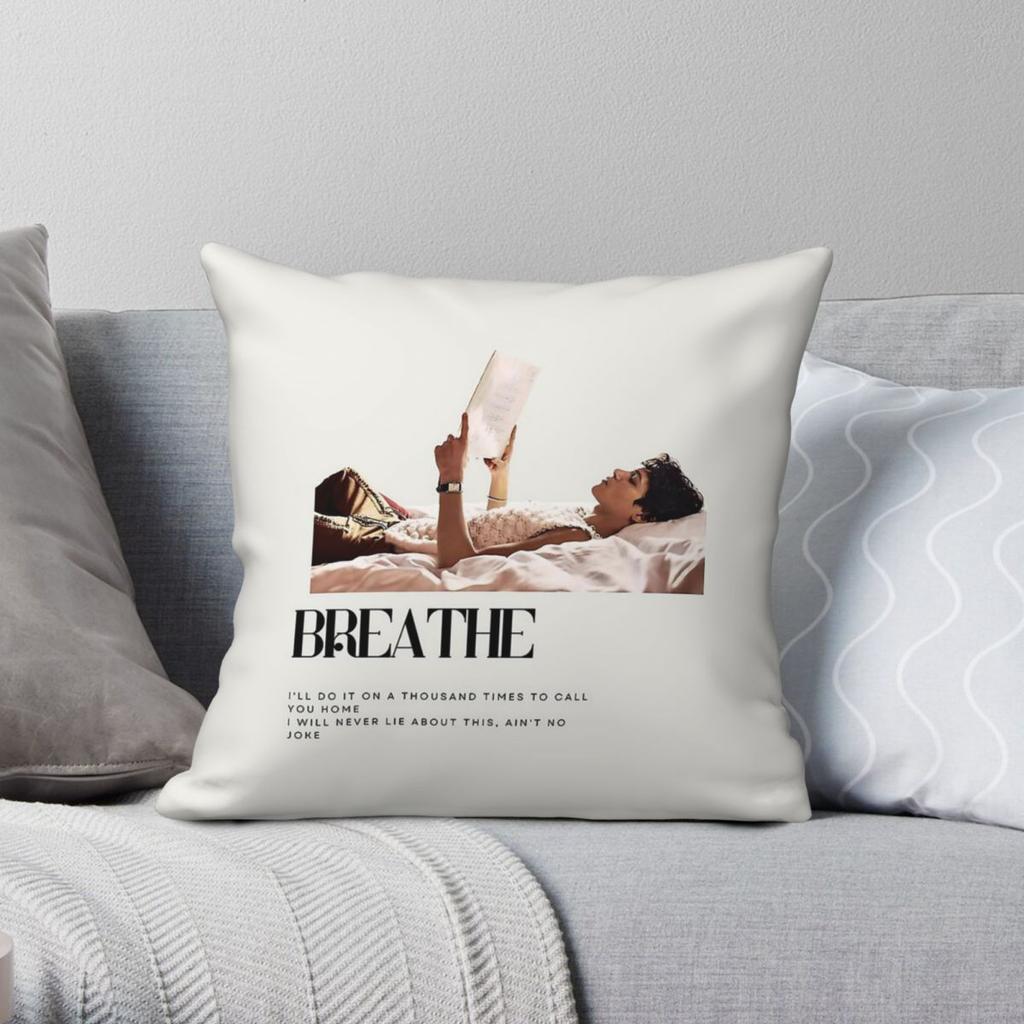 Breathe Omar Rudberg Pillowcase Polyester Linen Velvet Creative Zip Decorative Home Cushion Cover