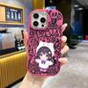 Phone Case: 2D Flat Design Suitable for iPhone 18 17 16 15 14 13 Pro Protective Case, Couple Style, Little Girl, Christmas and Halloween Gifts