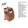 Capybara Squeeze Toy Popping Eye Anxiety Stress Relief Sitting Adult Reliever Pinch Sensory Soft Ball Animal Fidget