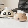 1 Cute Panda Tissue Box, Kitchen Napkin Storage Box, Cartoon Toilet Paper Box, Cute Desktop Paper Box, Home Decoration