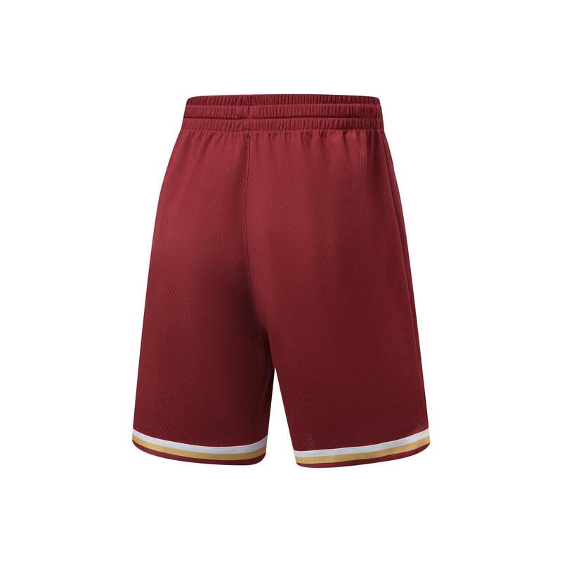 Li Ning Basketball Series Soft Skin Training Jersey Men tops Zhejiang-Red AATW005-8