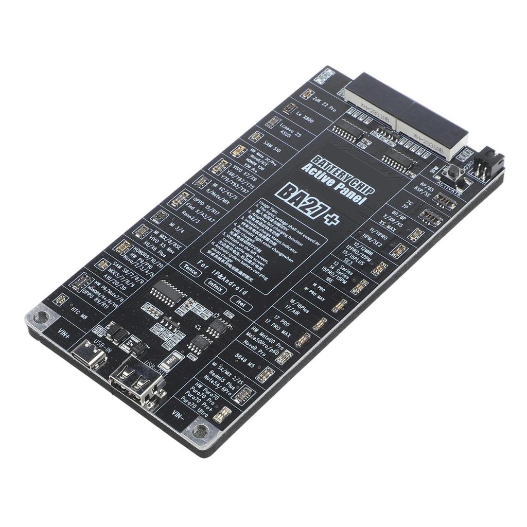 BA27 Plus Battery Activation Board for iPhone 616PM and For Android Motherboards Featuring Safe Charging and Automatic Power