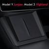 Silicone Wireless Charging Mat For Tesla Model Y Juniper 2025 2026 Model 3 Highland Center Console Anti-Slip Protector Pad Wire