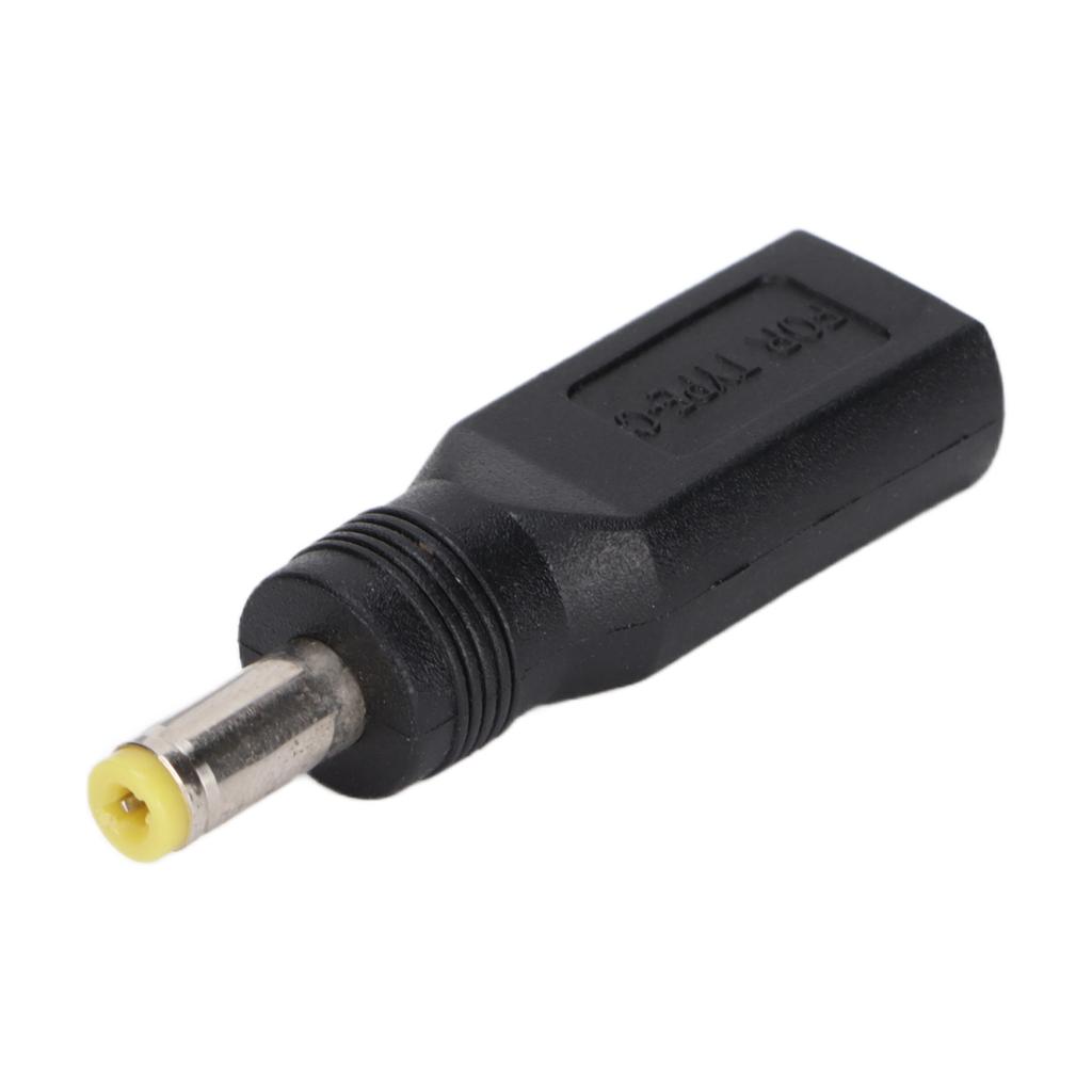 Zasilacz do laptopa Mini TYPEC Żeński na Męski Konwerter DC na TypeC Adapter do notebooka