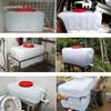Plastic Bucket Square Bucket Rectangular Water Tank Horizontal Storage Bucket Car Large Thickened Household Extra Thick Tank