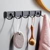 Space-Aluminium Haken ohne Bohren: Haken für Bad, Küche, Mantel, Handtuch & Mehr
