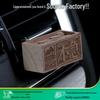 Black Walnut 3D Car Vent Diffuser with Custom Logo and Blessing Words