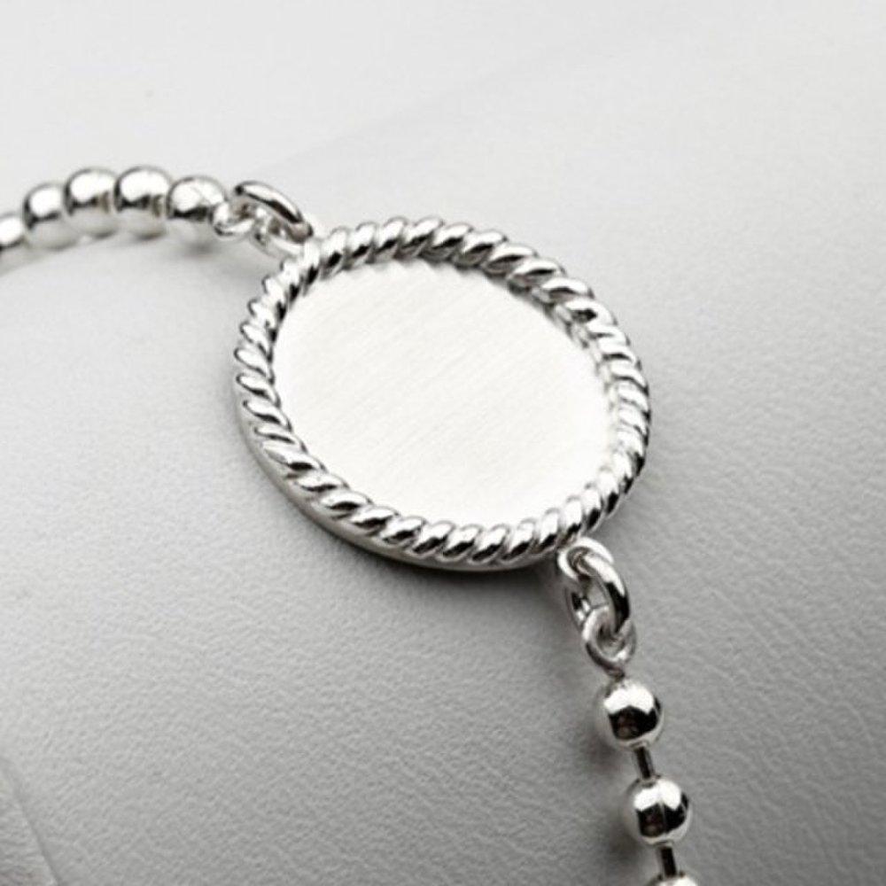 [As Little] Baby Silver Bracelet for Kids Children Silver 925 Stone Gift