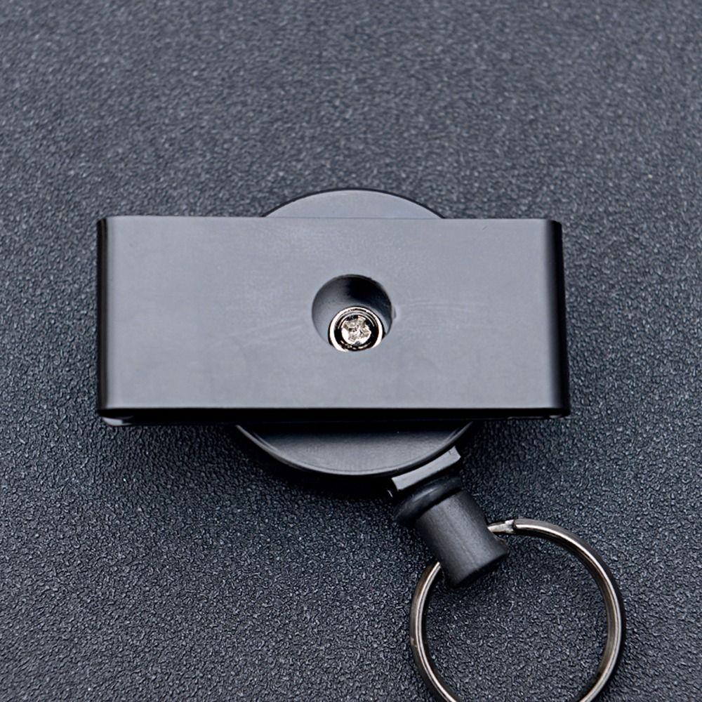 Telescopic Key Holder Key Holder Buckle Telescopic Key Rope Badge Keychain Wire Rope Keychain