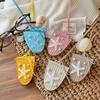 Anti-lost Pu Leather Magnetic Glasses Clip Neck Hanging Sunglasses Pendant Long Necklace  Outdoor