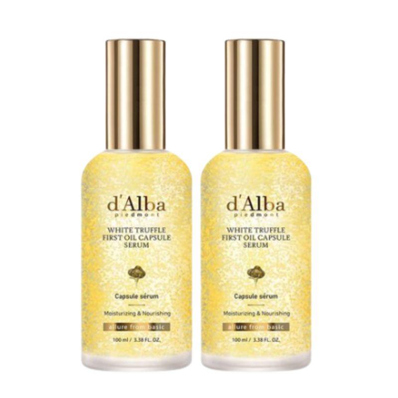d Alba White Truffle First Oil Capsule Serum Nourishing Glow Care 100ml x2 1
