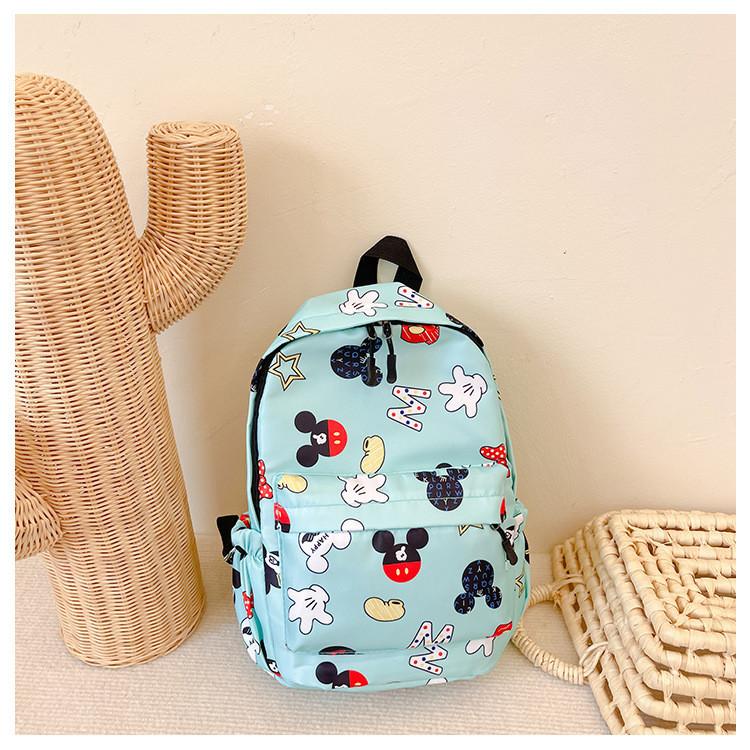 Очаровательный Мультяшный Рюкзак Для Детей Унисекс Нейлоновый Материал Легкая Конструкция зелёный